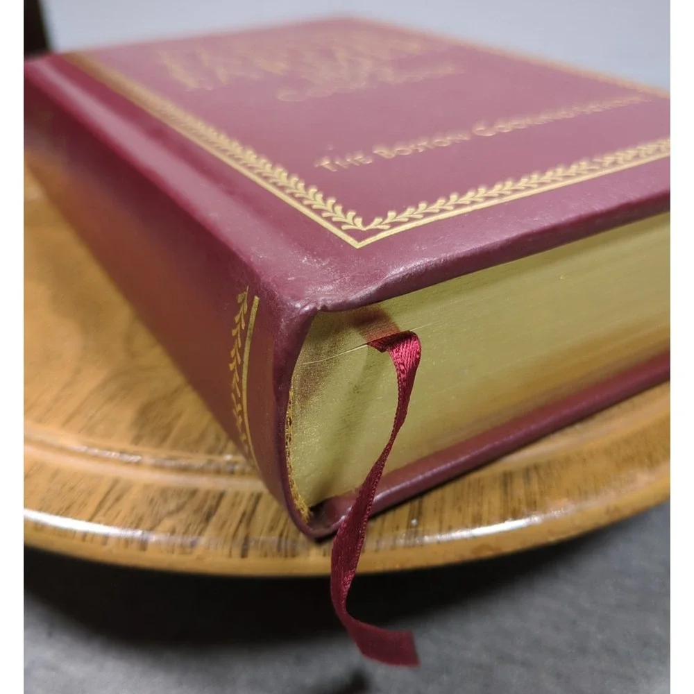 Fannie Farmer Cookbook Leather Bound All Edges Gilt (AEG) 1996 Commemorative Ed.